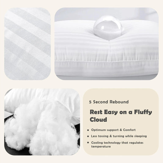 Hotel King Pillows Set of 2