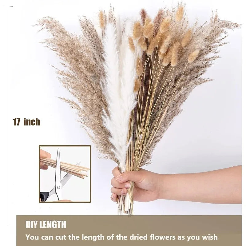 Dried Flowers Bouquet Pampas Reeds