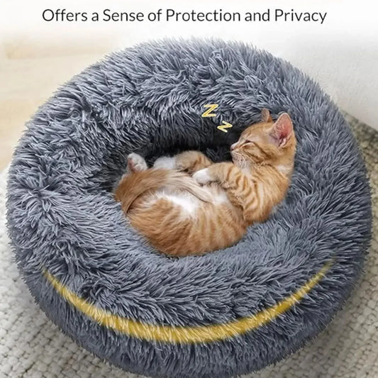 Round Pet Bed Super Soft