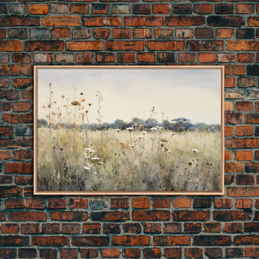 Rustic Country Wildflower Painting