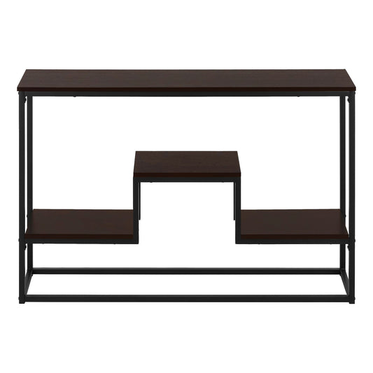 Accent Console Table For Entryway, Multi-Tier Design