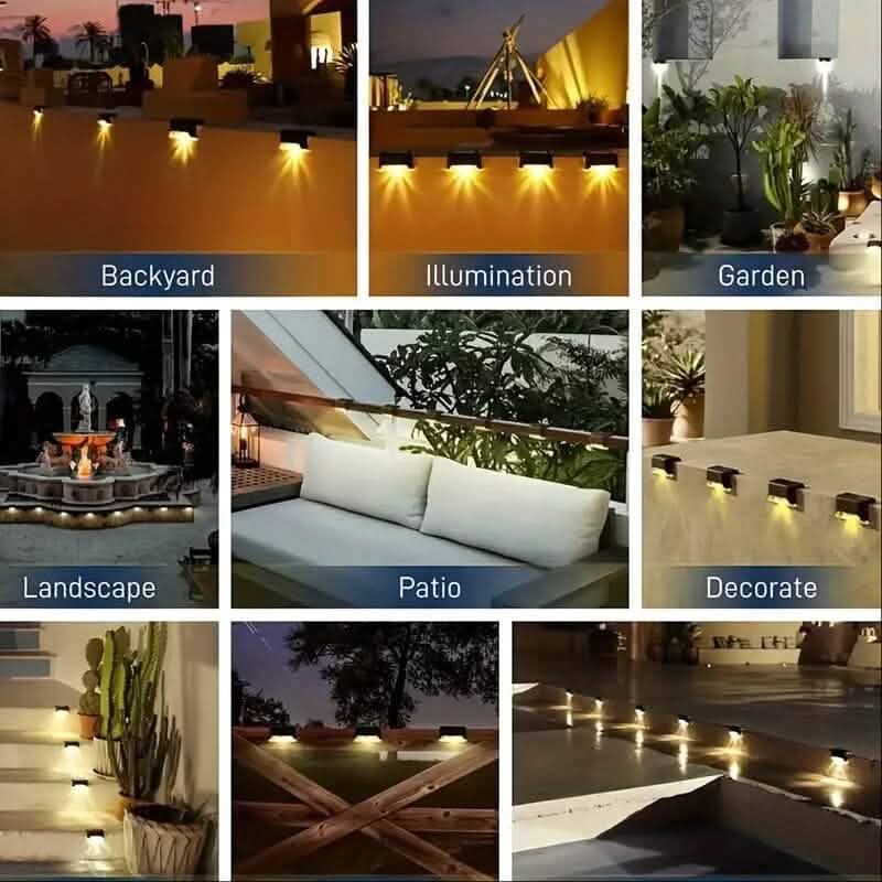 Solar Garden Deck Lights