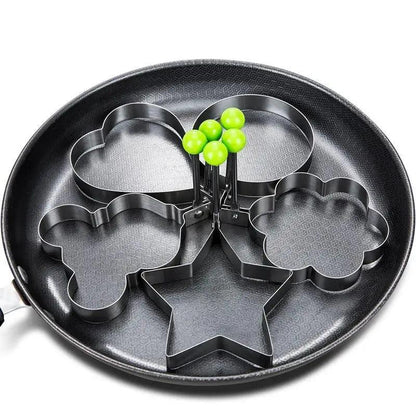5Pcs Stainless Steel Fried Egg Mold