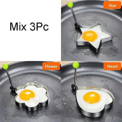 5Pcs Stainless Steel Fried Egg Mold