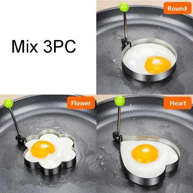 5Pcs Stainless Steel Fried Egg Mold