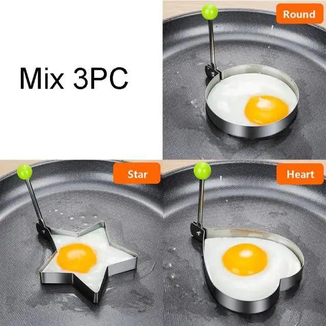 5Pcs Stainless Steel Fried Egg Mold