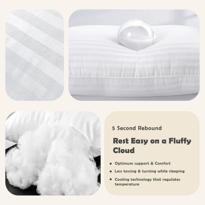 Hotel King Pillows Set of 2