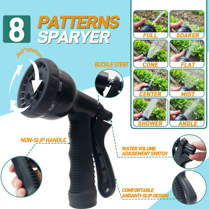 Expandable Garden Hose With Nozzle