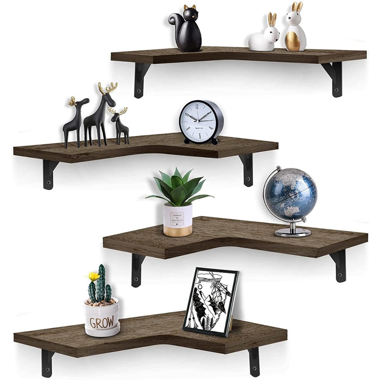 Corner Floating Shelves