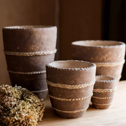 Tasha Red Terracotta Planter