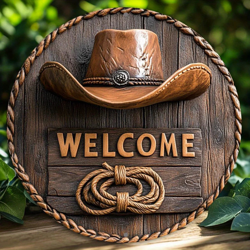 Welcome Signs 8x8 Inch