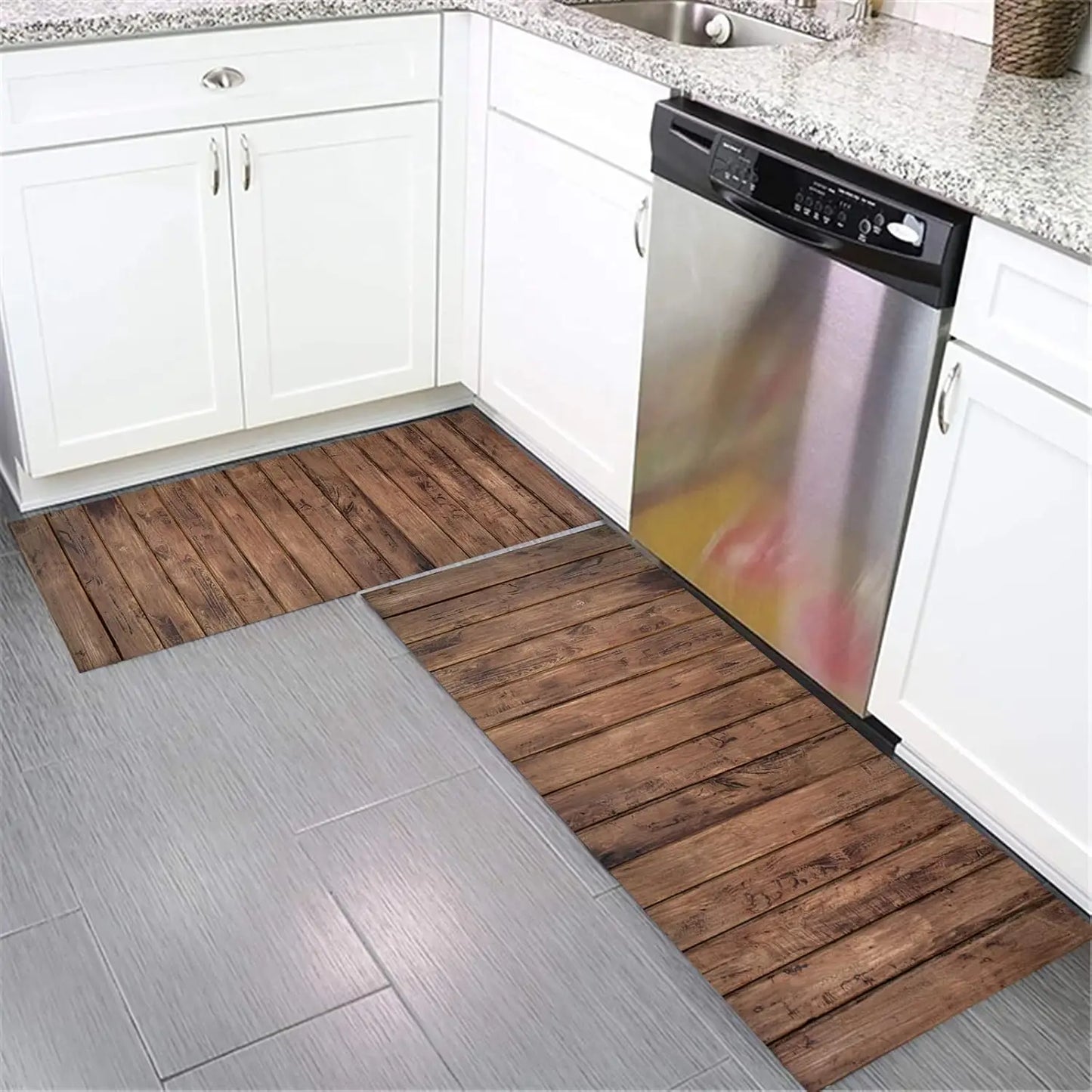 2PCS Kitchen Floor Mat