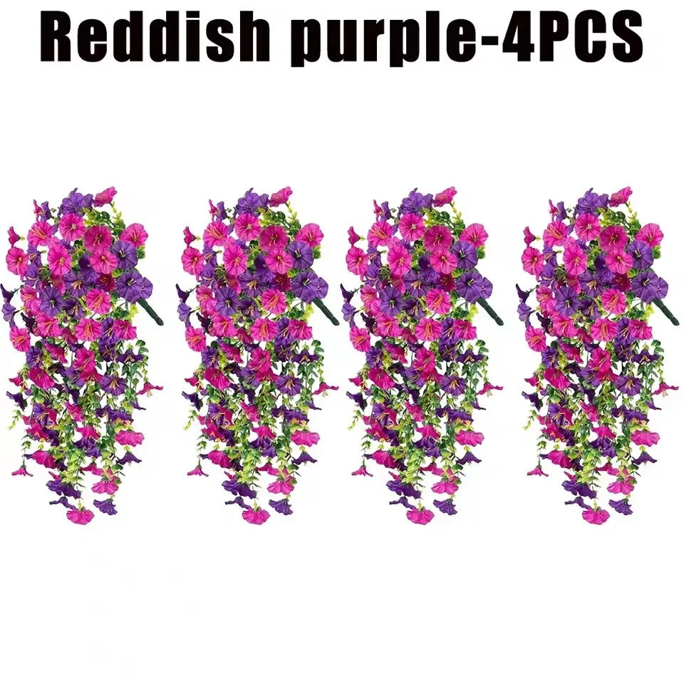 Artificial Morning Glory Hanging Flowers