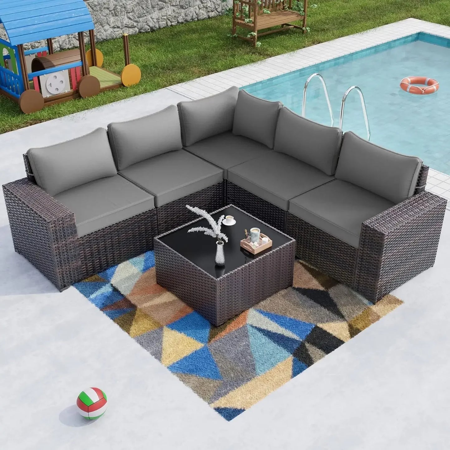 6PCS Outdoor Patio Furniture Set