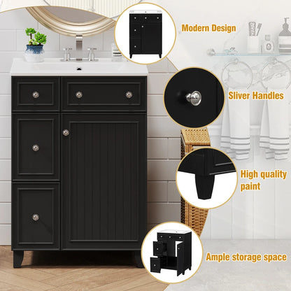 24-Inch Bathroom Vanity Cabinet