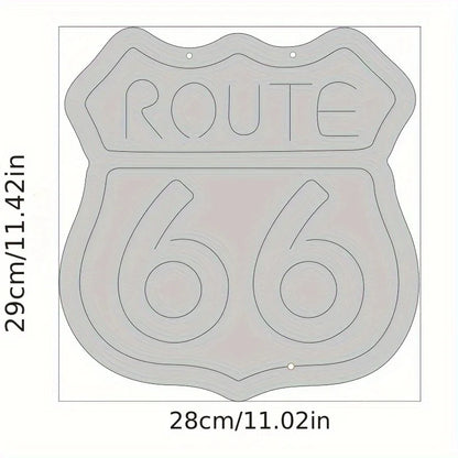 Historic Route 66 Neon Sign