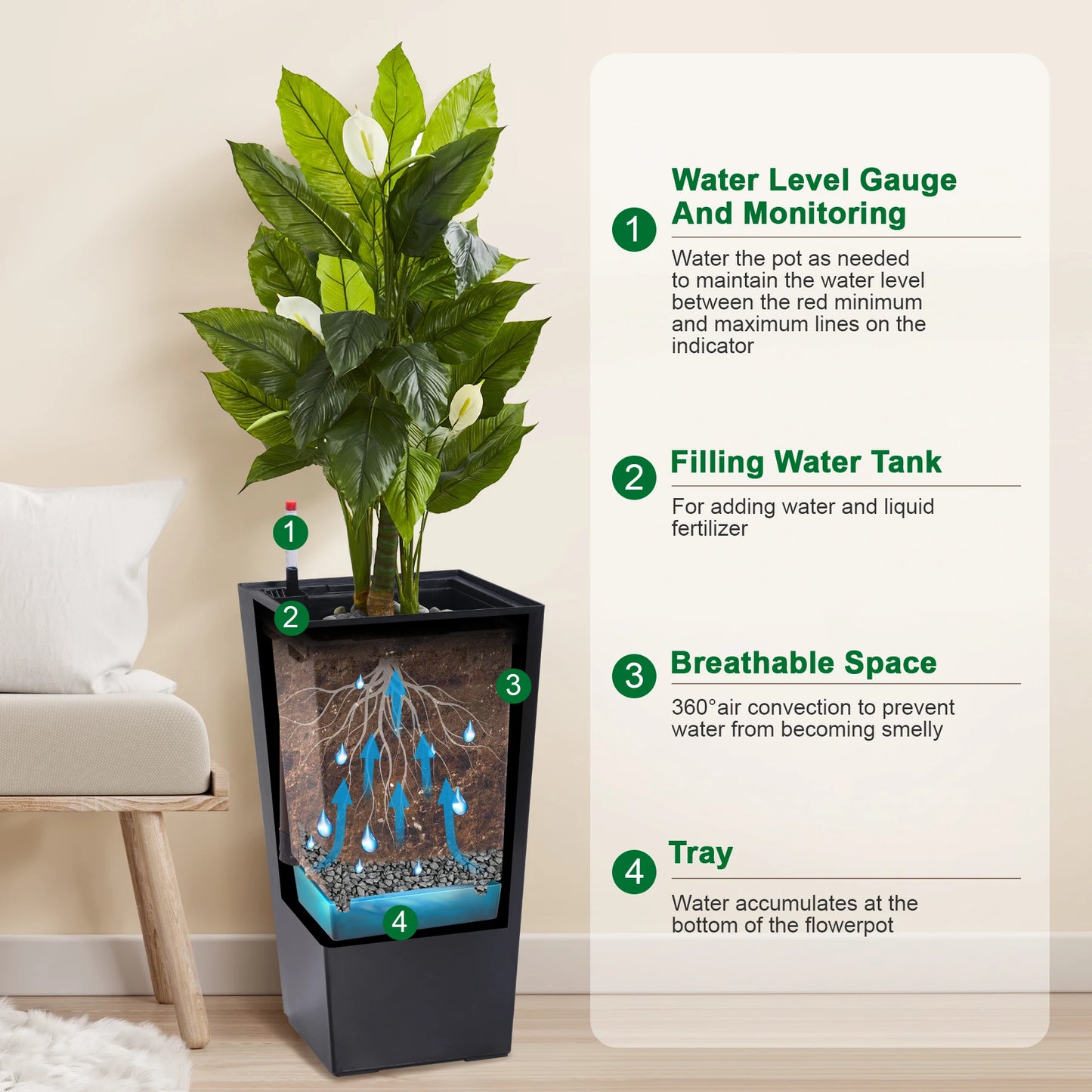 Outdoor Indoor Planter Pots