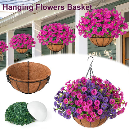 Hanging Morning Glory Basket