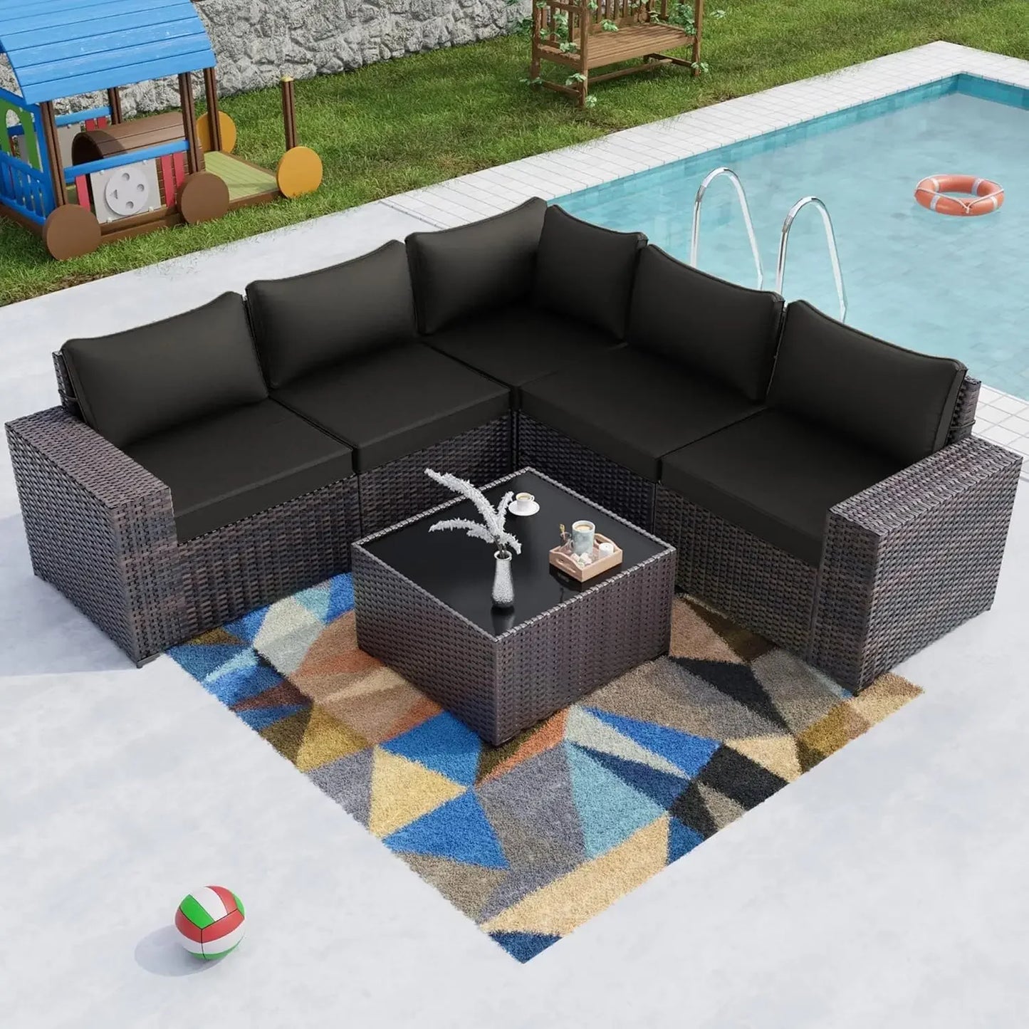 6PCS Outdoor Patio Furniture Set