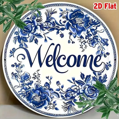 Welcome Signs 8x8 Inch