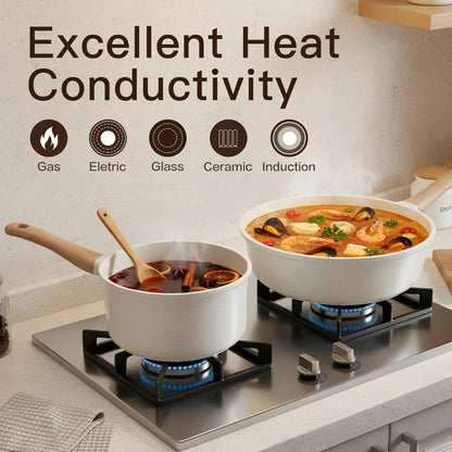 22-Piece Ceramic Cookware Set