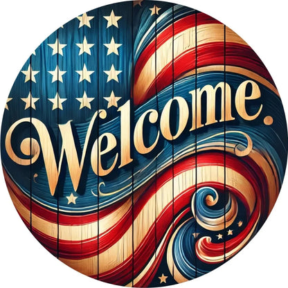Welcome Signs 8x8 Inch