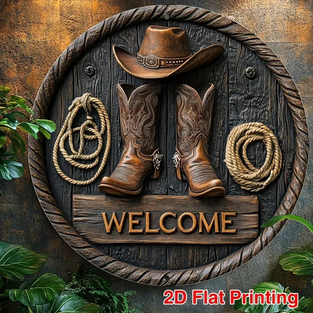 Welcome Signs 8x8 Inch
