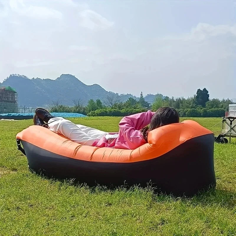 Inflatable Lounge Chair with Pillow