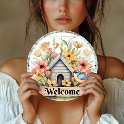 Welcome Signs 8x8 Inch