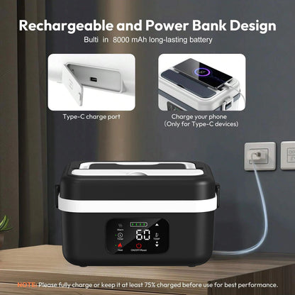 Wireless Electric Insulated Lunch Box