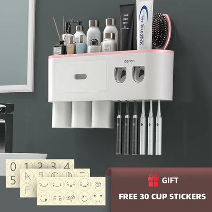 Toothbrush Holder / Toothpaste Dispenser