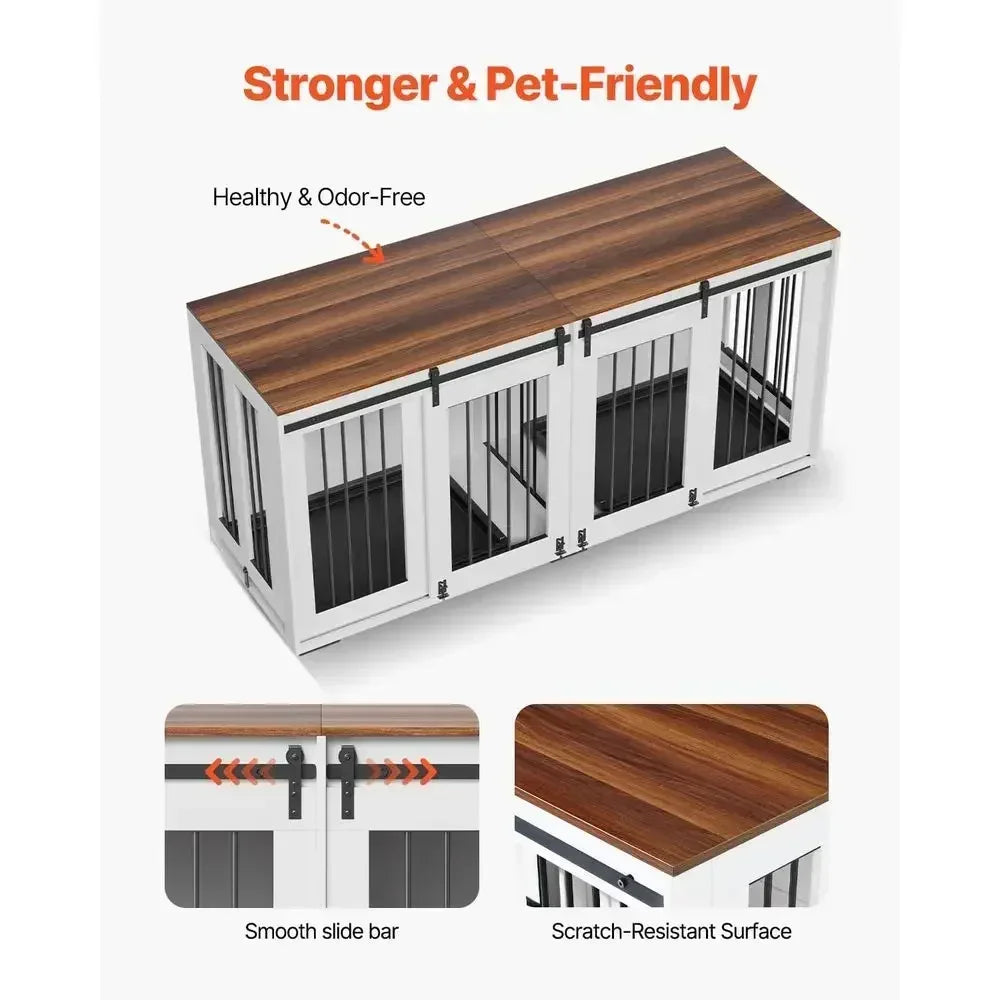 Double-Decker Dog Crate Furniture