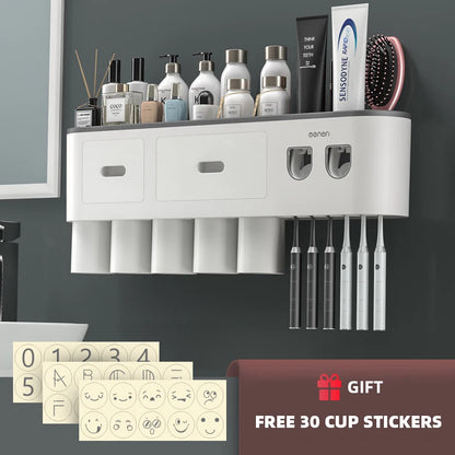 Toothbrush Holder / Toothpaste Dispenser