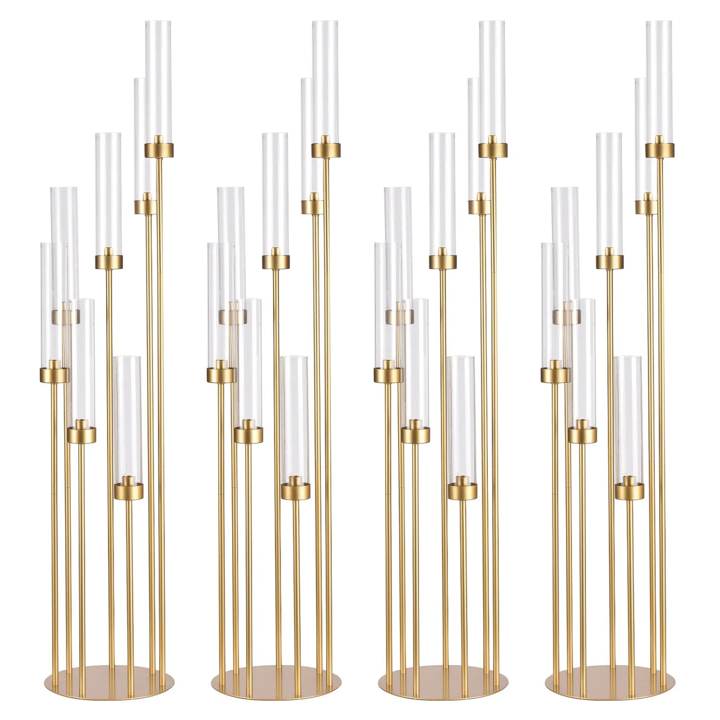 4Sets 7 Arms Floor Candelabra