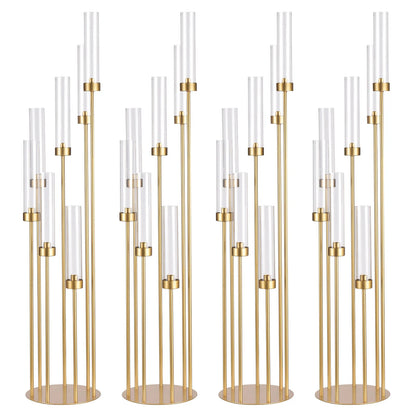 4Sets 7 Arms Floor Candelabra
