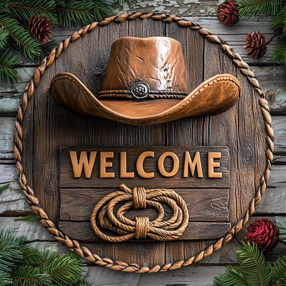 Welcome Signs 8x8 Inch