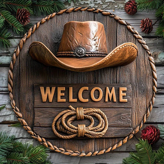 Welcome Signs 8x8 Inch