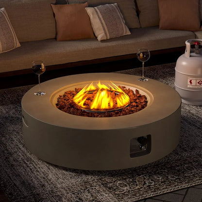 Outdoor 42" Propane Fire Pit Table