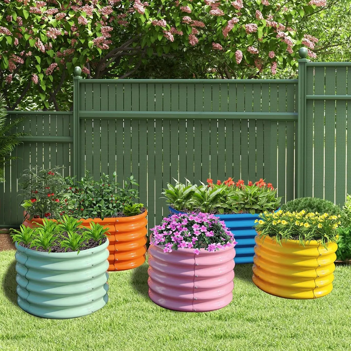 5-Pack Kids Raised Garden Beds