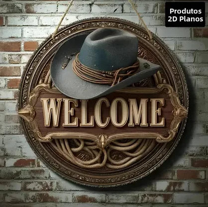 Welcome Signs 8x8 Inch