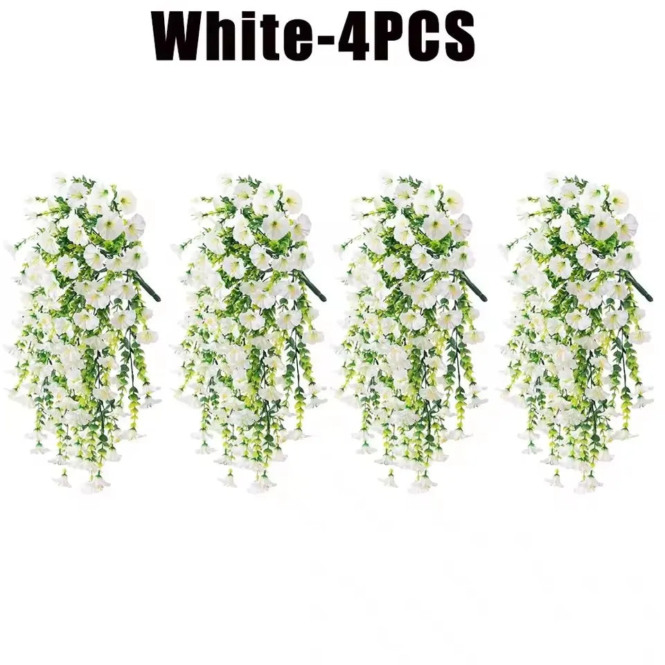 Artificial Morning Glory Hanging Flowers