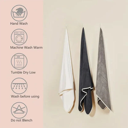 Large Bath Towels Set 3PCS