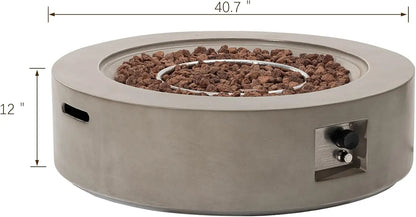 Outdoor 42" Propane Fire Pit Table
