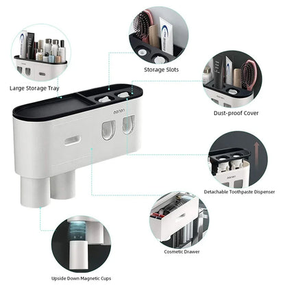 Toothbrush Holder / Toothpaste Dispenser