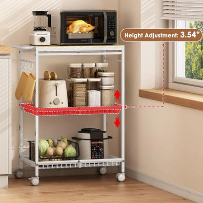 Microwave Kitchen Cart