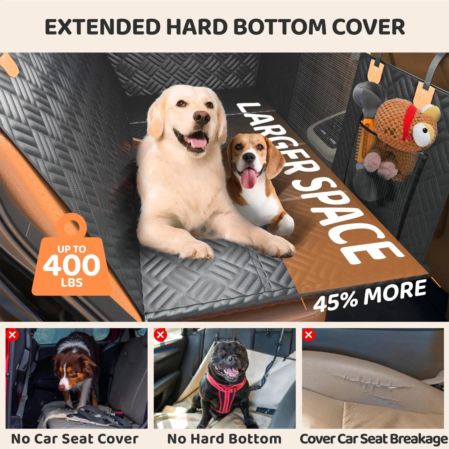Rear Dog Car Seat Cover