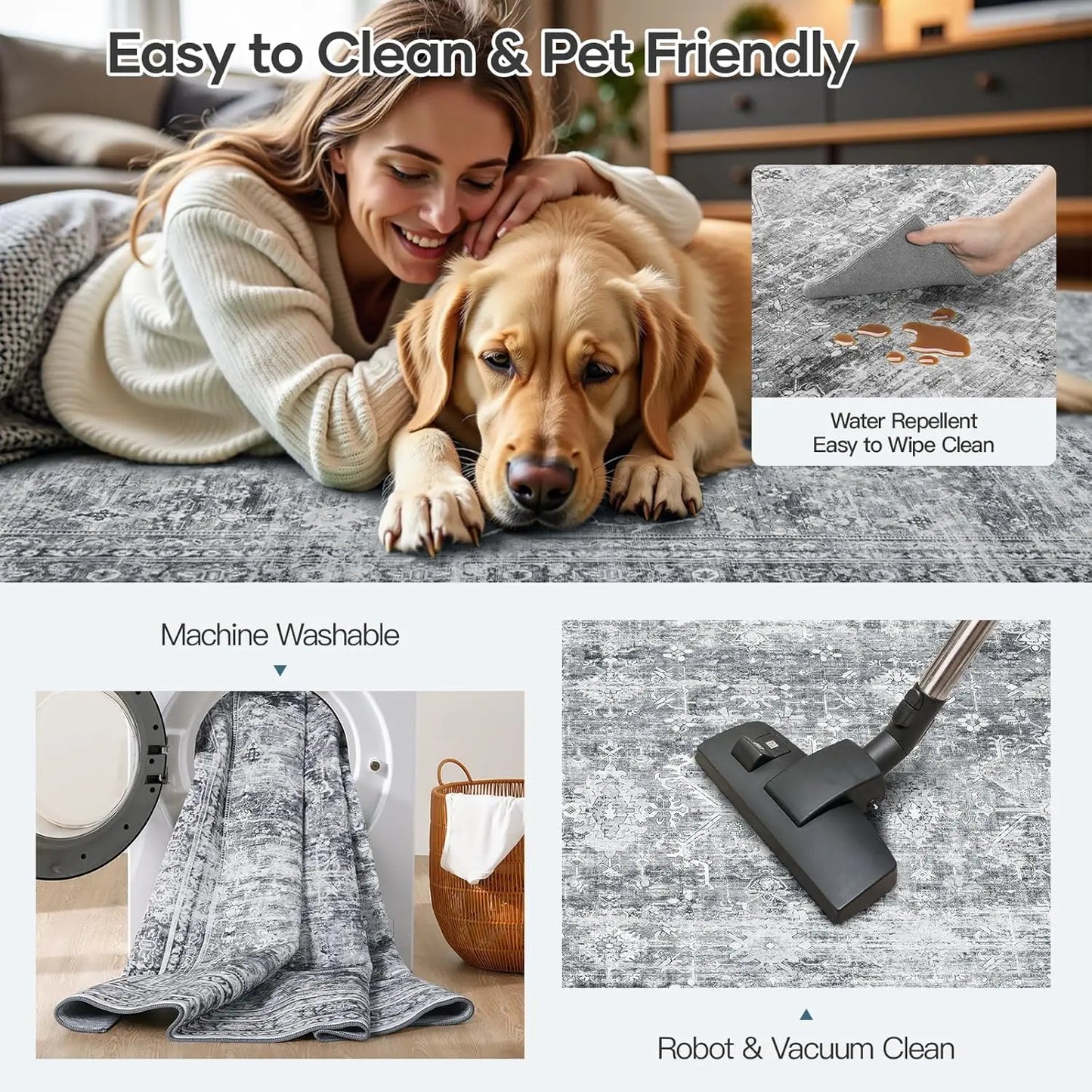 Washable Area Rug