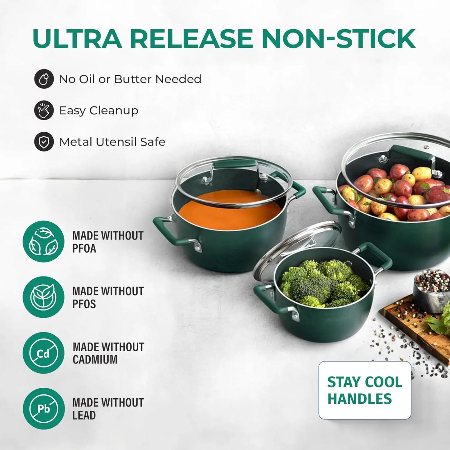 3 Piece Cookware Set