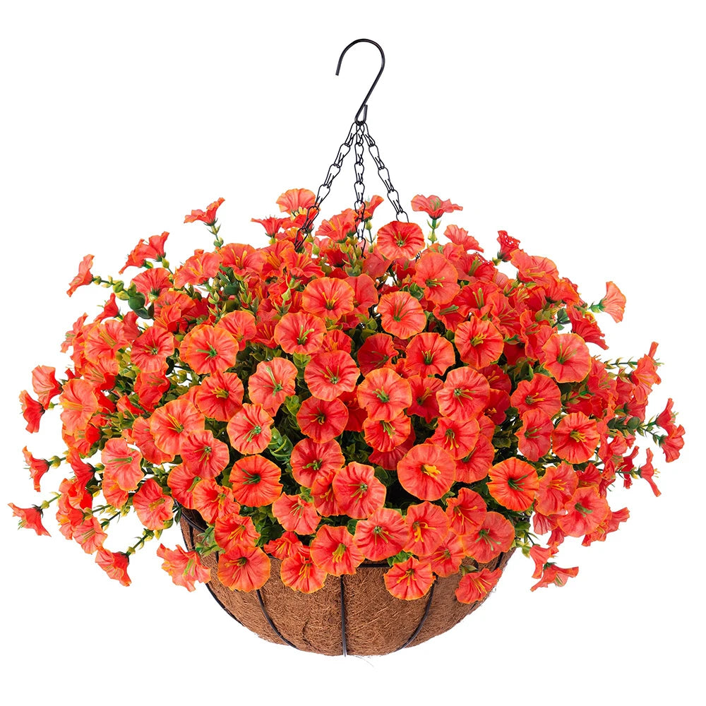 Hanging Morning Glory Basket