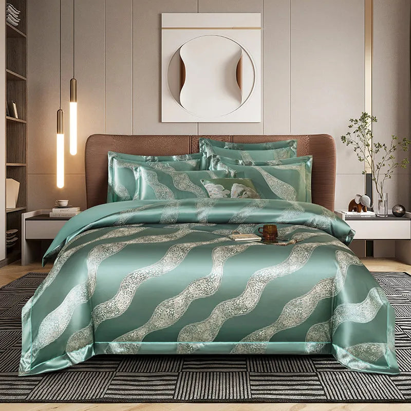 Satin Queen Bedding Set
